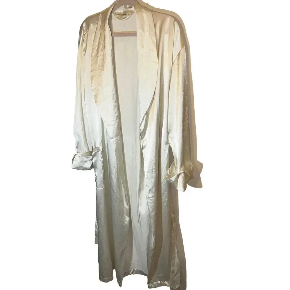 Victoria's Secret Vintage Women's Wrap Robe Kimono Nightgown One Size Satin‎